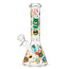 10" Glow-in-the-Dark Graffiti Beaker