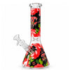 10" Designer-Inspired Floral Glass Beaker