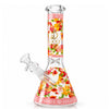 10" Designer-Inspired Floral Glass Beaker