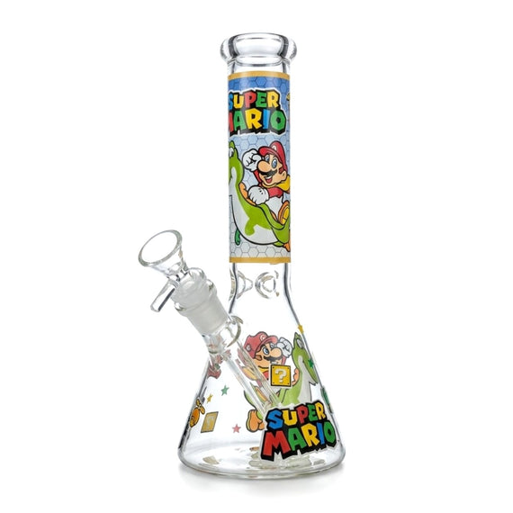 10" Mushroom Kingdom Beaker Bong – 4 Assorted Designs