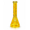 10" Daisy Pattern Colored Glass Beaker