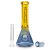 Fortune | 10" Dual-Tone Geometric Beaker Bong