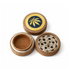 Bamboo Tobacco Grinder – 3-Part