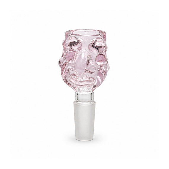 14mm Troll Face Glass Bowl Piece