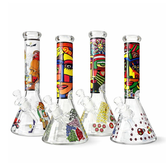 Urban Glyph 12.5” 7mm Designer Beaker Bong