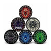 3D Design 4-Part Tobacco Grinder – Display of 12 pcs