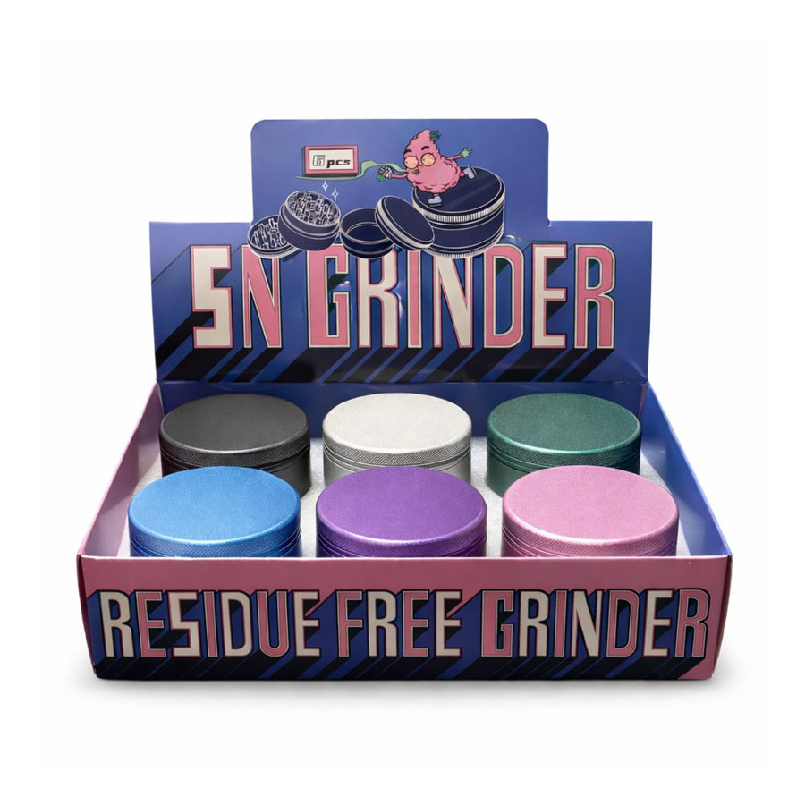 Cloud Clean 63.5mm  – Residue-Free Aluminum Grinder Set