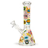 10" Glow-in-the-Dark Graffiti Beaker