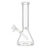 8" Clear Glass Beaker Bong