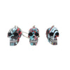 Resin With Water Transfer Printing Skull Key Chain-Assorted