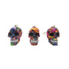 Resin With Water Transfer Printing Skull Key Chain-Assorted