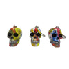 Resin With Water Transfer Printing Skull Key Chain-Assorted