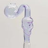 Colorful Skull Oil Burner Pipe Bowl