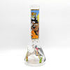 14" 7mm Cartoon Beaker Glass Bong [P22]