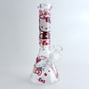 10" 5mm HK Design Glass Beaker Bong