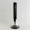 Wellcann 15" Thickened Base Geometric Gold Beaker Glass Bong