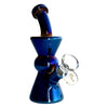 6" Hourglass Design Glass Bong-Assorted Color