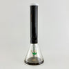 Wellcann 15" Thickened Base Geometric Gold Beaker Glass Bong