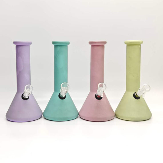 8.5" Macaron Thermal Glass Beaker-Assorted Colors