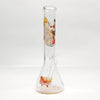 12"  44mm Tube 4mm Cartoon Design Beaker Bong