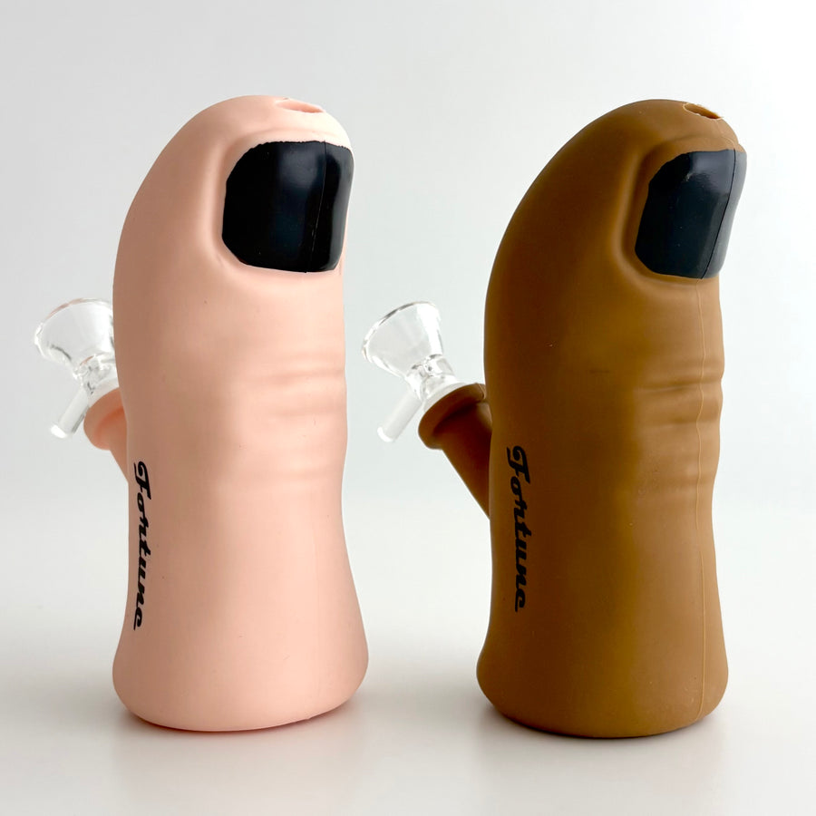 6" Thumb Silicone Bong