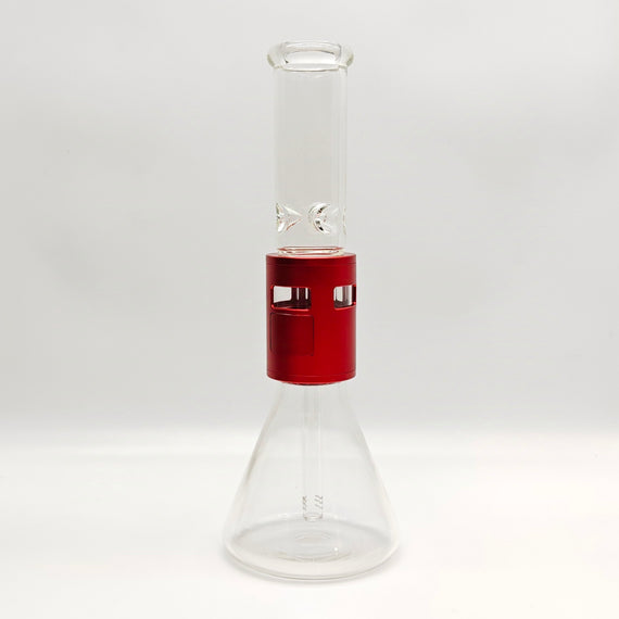 14" Metal Detachable Glass Bong Assorted Colours