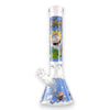 Honeycomb Spectrum Beaker – 14" Thick 7mm Color Series Bong