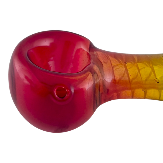 3" Rasta Glass Pipe