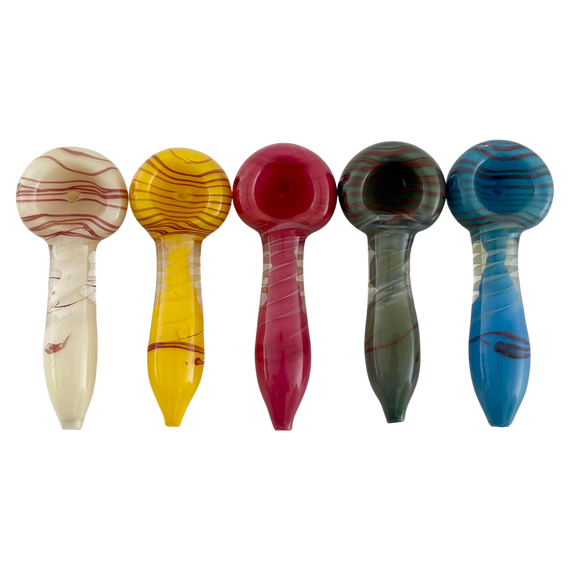 4" Glass Hand Pipe – Assorted Colors