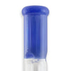 17" Straight Shooter with Dual Dome Matrix Percolators-Blue