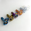 Electroplated 14mm Joint Glass Bowl With Gold Logo