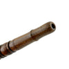 5" Wooden Pipe With Marble Bowl - Classic Long-Style Design