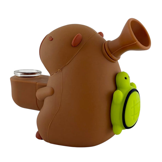 5" Capybara Silicone Water Pipe