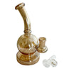 6-3/4 Ball Shape Glass Bong-Assorted Color