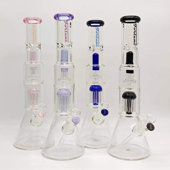 Fortune | 16" 7mm Double-Disk Percolator Beaker