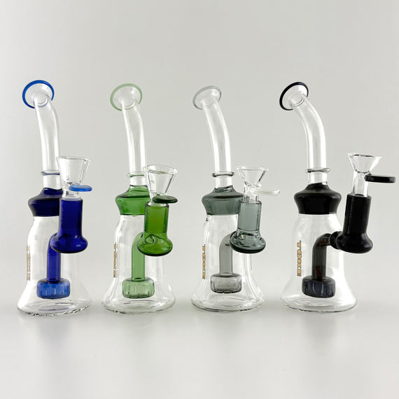 8” Glass Dab Rig - Circ Perc
