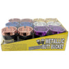 Metallic Cigarette Butt Buckets - 12PCS In Display
