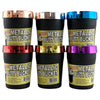Metallic Cigarette Butt Buckets - 12PCS In Display