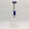 Fortune | 14" 7mm Tree Percolator Beaker Glass Bong [P145007]