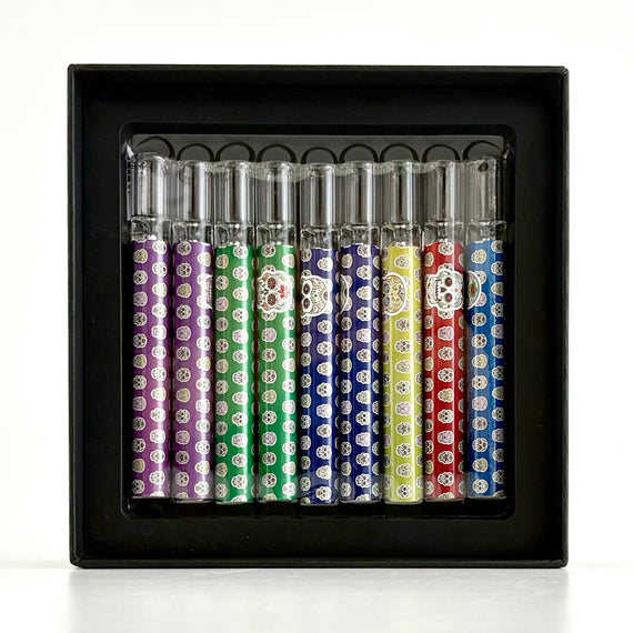 4" Calaveras One Hitter Display of 9pcs