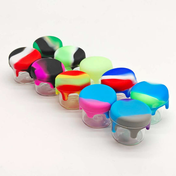 5ml Silicone Wax Container Jar of 100 Storage