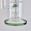 17" Triple Dome Percolator Water Pipe with 14mm Handle Bowl Piece