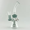 8" Mushroom Pendent Glass Bong