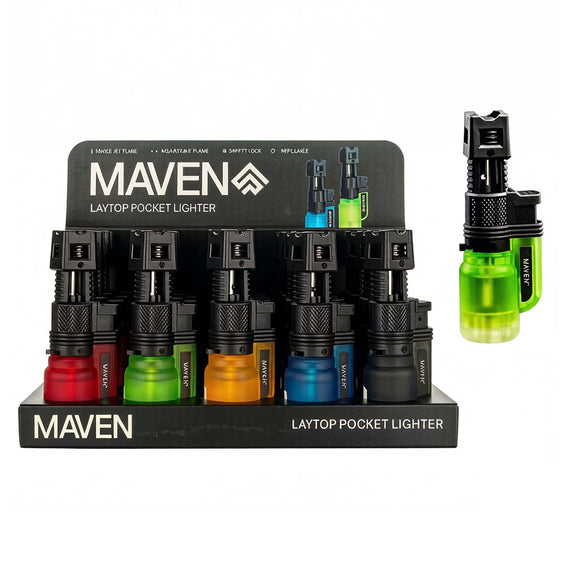 Maven - Laytop Pocket Lighter - 20 Pcs/ Display