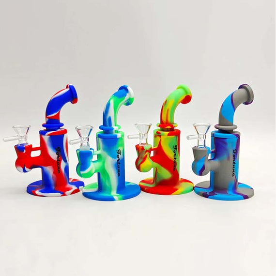 6.5" Silicone Waterpipe-Assorted