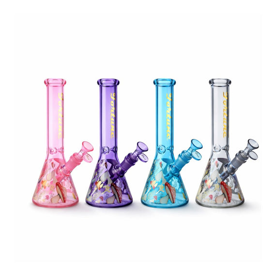 Fortune | 10" Colored 5mm Mushroom Beaker