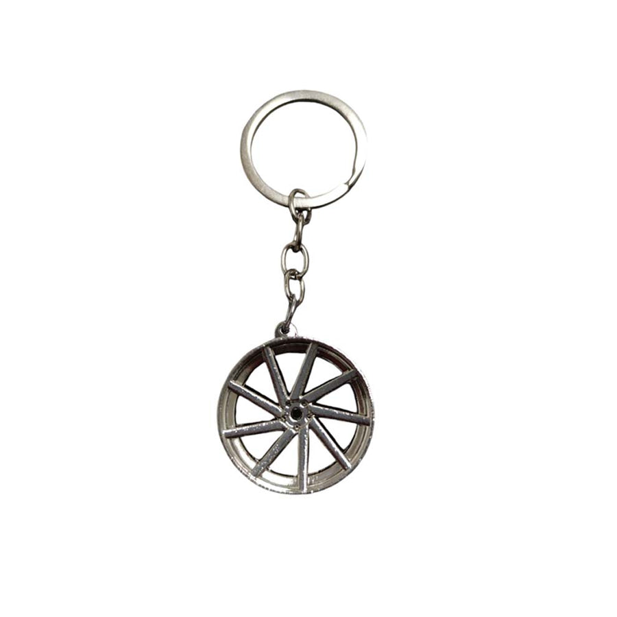 Metal Wheel Keychain