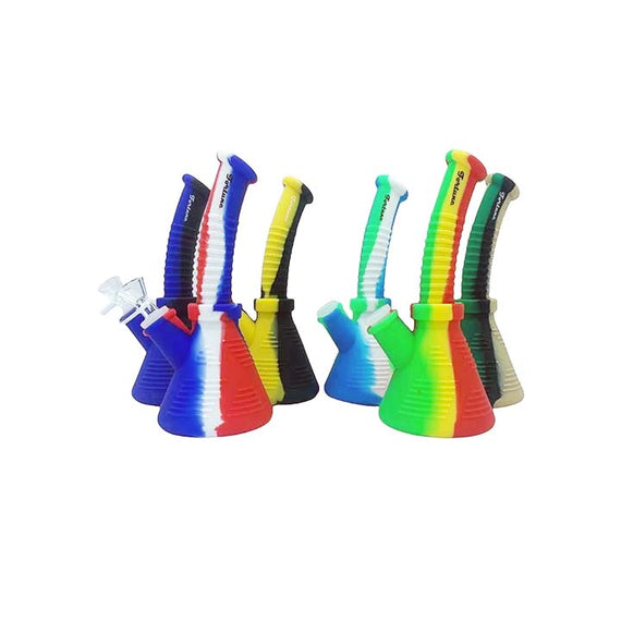 8.5" Angled Silicone Waterpipe