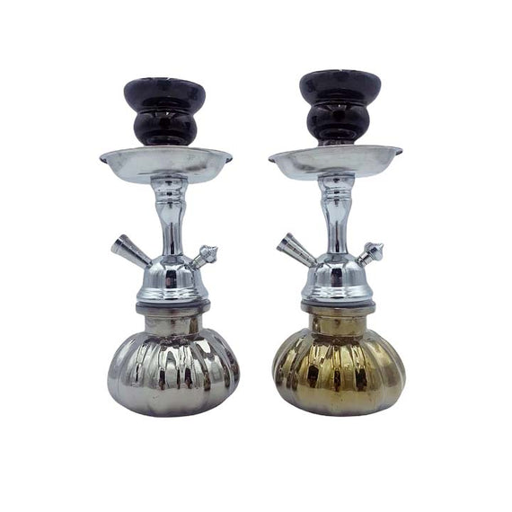 10" 2 Hose Plated Hookah