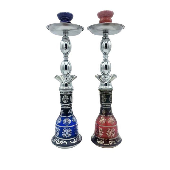 19" 4 Hose Designed Hookah